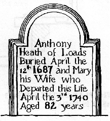 Headstone 3 - Friends of Old Brampton Church