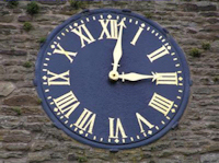 Clock to Old Brampton Church